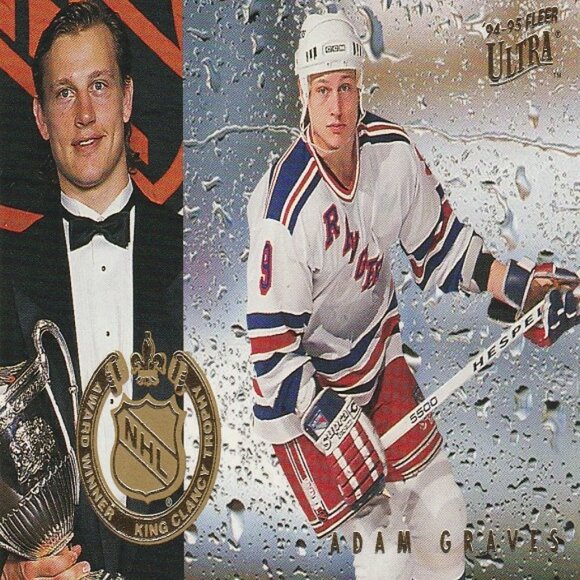 Adam Graves NYR Hockey Card Collection - Picture 2 of 7